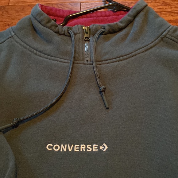 Converse dark green and maroon - Picture 2 of 4